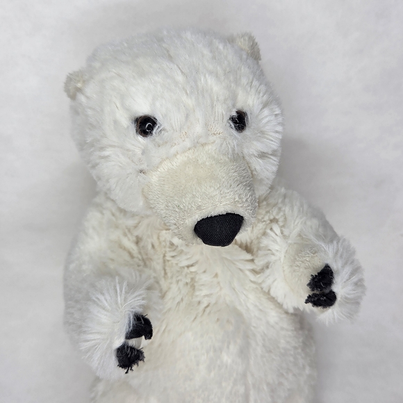 Cuddly White Plush Bear Toy - Picture 7 of 9